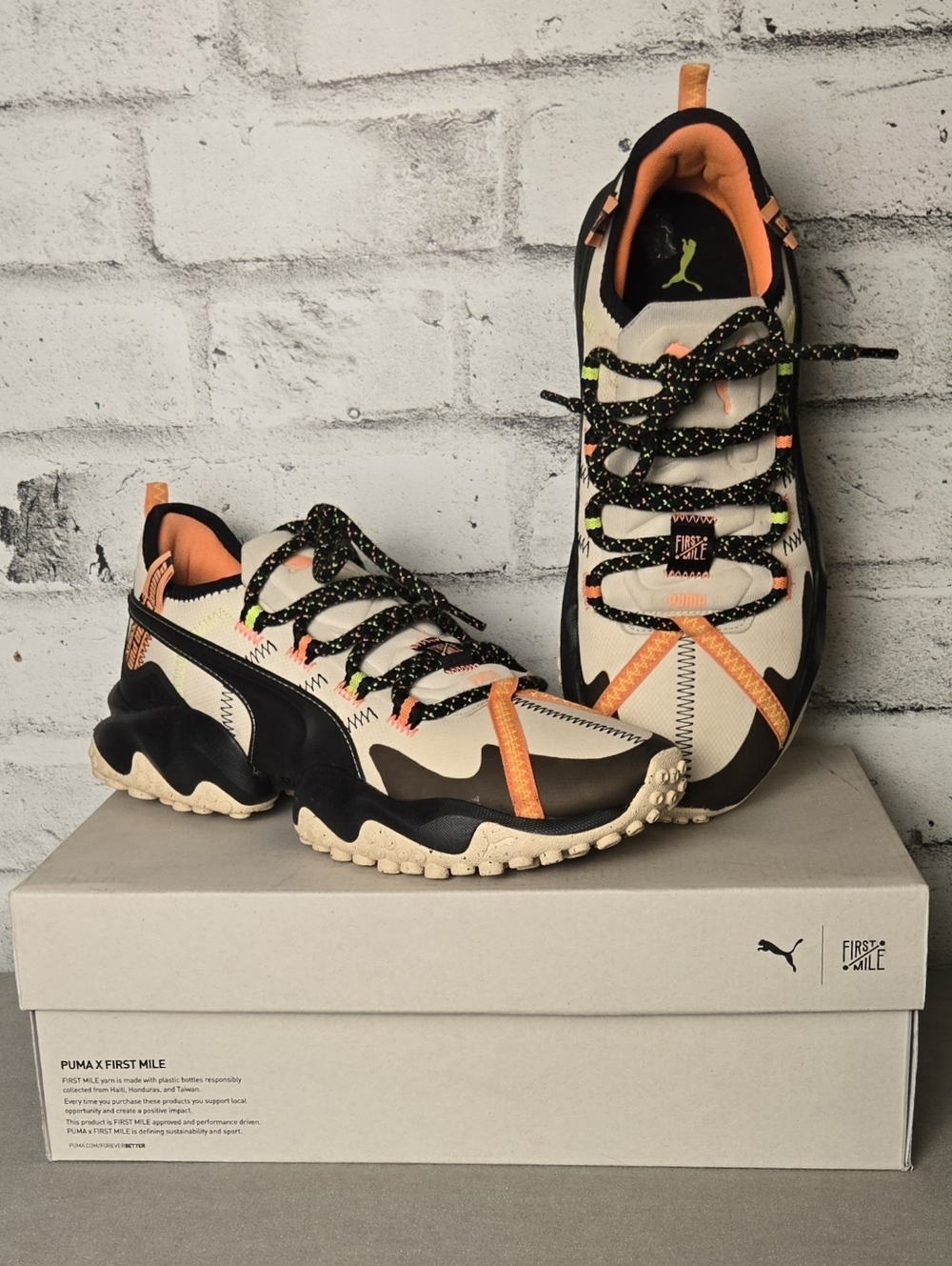 Puma First Mile Sneakers Mens 10 Trail Chunky Streetwear Multicolor